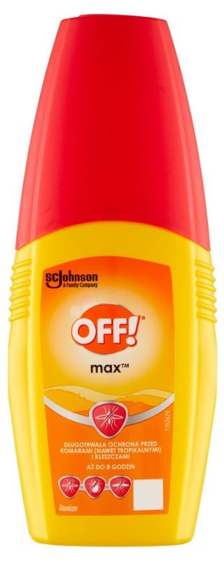 Off! Max Pump 100 ml spray na komary i kleszcze
