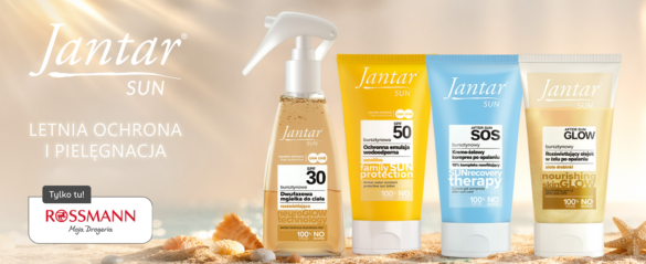 Jantar SUN w Rossmannie – 4 kosmetyki na lato z SPF i po opalaniu